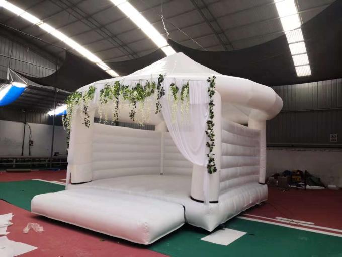 Tienda de refugio inflable de alta resistencia adulta para la celebración blanca de la boda