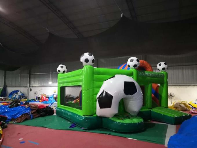 Impresión de salto inflable de Digitaces del castillo del fútbol del fútbol 3 años de garantía