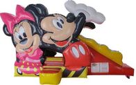 Safety Kids Inflatable Bounce House Mickey And Minnie Mouse Shape