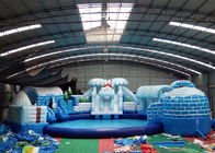 Fun Inflatable Amusement Park Giant Ice World Antarctic Penguin Water Amusement Park