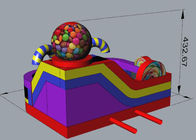 Custom Inflatable Amusement Park / High Strength Bouncy Jumping Castles