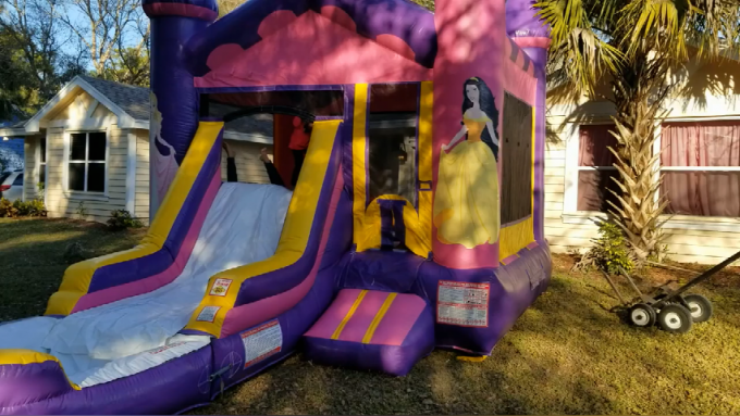 Princesa Inflatable Jumping Castle/salto de la muñeca explota el castillo 4M× 6M× los 4M