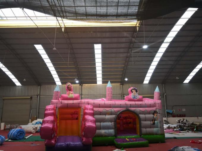 Diseño modificado para requisitos particulares impermeable gigante de princesa Inflatable Castle Bounce House