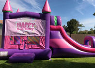 Unicorn Castle Commercial Bounce House Slide Combo / Toddler Jump House